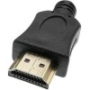 A-LAN HDMI 2.0 Premium High Speed 4K 60Hz HDR Cable HDMI male - HDMI male 5m Μαύρο