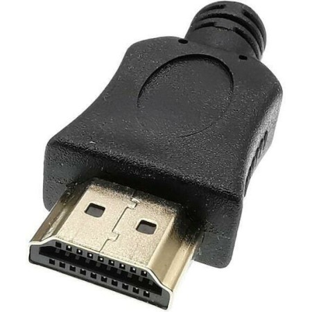 A-LAN HDMI 2.0 Premium High Speed 4K 60Hz HDR Cable HDMI male - HDMI male 5m Μαύρο