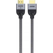Unitek HDMI 2.1 Braided Cable HDMI male - HDMI male 5m Μαύρο