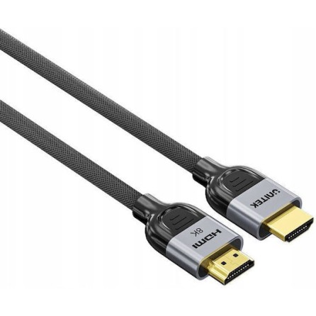 Unitek HDMI 2.1 Braided Cable HDMI male - HDMI male 2m Μαύρο