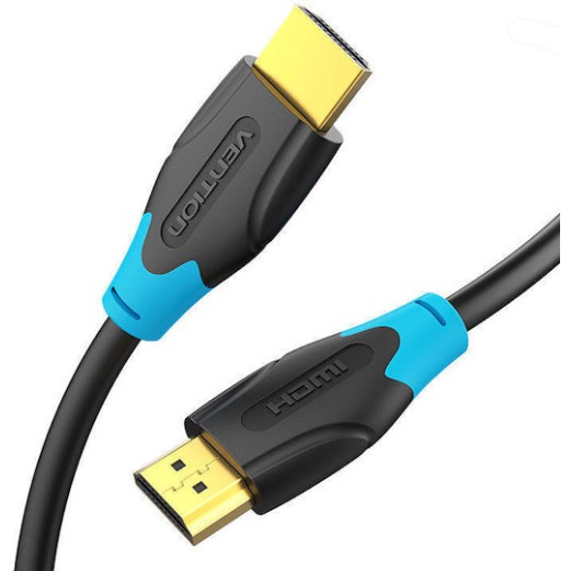 Vention HDMI 2.0 Premium High Speed 4K 60Hz HDR Cable HDMI male - HDMI male 10m Μαύρο