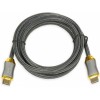 iBox HD08 HDMI 2.1 Ultra High Speed 48Gbps 4K 120Hz HDR VRR Cable HDMI male - HDMI male 2m Μαύρο