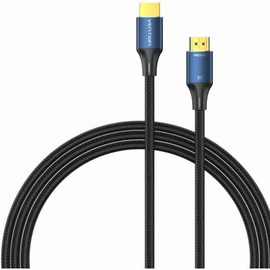 Vention HDMI 2.1 Cable HDMI male - HDMI male 3m Μπλε