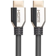 Lanberg HDMI 2.1 Ultra High Speed 48Gbps 4K 120Hz HDR VRR Cable HDMI male - HDMI male 1m Μαύρο