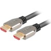 Lanberg HDMI 2.1 Ultra High Speed 48Gbps 4K 120Hz HDR VRR Cable HDMI male - HDMI male 1m Μαύρο