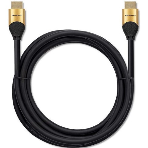 Qoltec HDMI 2.1 Ultra High Speed 48Gbps 4K 120Hz HDR VRR Cable HDMI male - HDMI male 5m Μαύρο