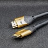 Qoltec HDMI 2.1 Ultra High Speed 48Gbps 4K 120Hz HDR VRR Cable HDMI male - HDMI male 5m Μαύρο