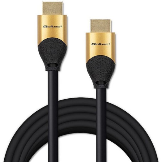 Qoltec HDMI 2.1 Ultra High Speed 48Gbps 4K 120Hz HDR VRR Cable HDMI male - HDMI male 5m Μαύρο