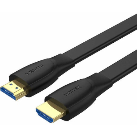 Unitek Flat Cable HDMI male - HDMI male 2m Μαύρο