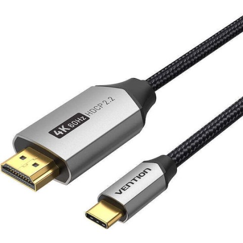 Vention HDMI 2.0 Premium High Speed 4K 60Hz HDR Cable HDMI male - HDMI male 2m Μαύρο