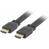 Lanberg HDMI 1.4 High Speed 1080p 120Hz Flat Cable HDMI male - HDMI male 1.8m Μαύρο