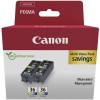 Canon CLI-36 Γνήσιο Πακέτο 2 Μελανιών Εκτυπωτή InkJet Πολλαπλό (Color) (1511B025)