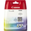 Canon CLI-36 Γνήσιο Πακέτο 2 Μελανιών Εκτυπωτή InkJet Πολλαπλό (Color) (1511B025)