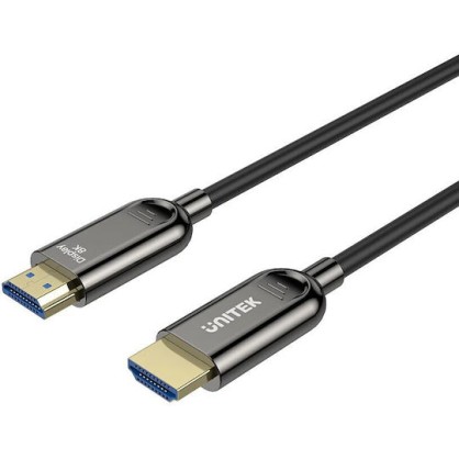 Unitek HDMI 2.1 Cable HDMI male - HDMI male 30m Μαύρο (C11085GY01-30M)