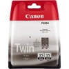 Canon PGI-35 Γνήσιο Πακέτο 2 Μελανιών Εκτυπωτή InkJet Μαύρο (1509B029)
