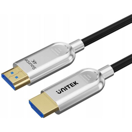 Unitek HDMI 2.0 Premium High Speed 4K 60Hz HDR Cable HDMI male - HDMI male 20m Μαύρο