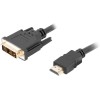 Lanberg Cable DVI-D male - HDMI male 1.8m (CA-HDDV-10CC-0018-BK)