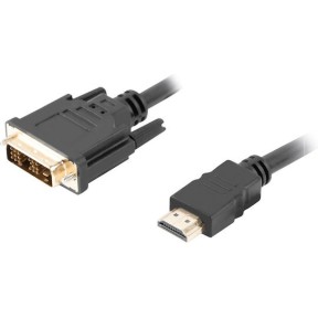 Lanberg Cable DVI-D male - HDMI male 1.8m (CA-HDDV-10CC-0018-BK)