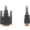 Lanberg Cable DVI-D male - HDMI male 1.8m (CA-HDDV-10CC-0018-BK)