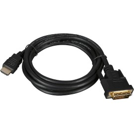Lanberg Cable DVI-D male - HDMI male 1.8m (CA-HDDV-20CU-0018-BK)