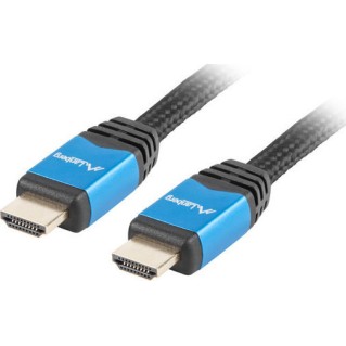 Lanberg Premium HDMI 1.4 High Speed 1080p 120Hz Cable HDMI male - HDMI male 1.8m Μαύρο