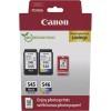 Canon Pg-545 Cl-546 Γνήσιο Photo Value Pack με 1 Μελάνι InkJet Μαύρο (8287B008)
