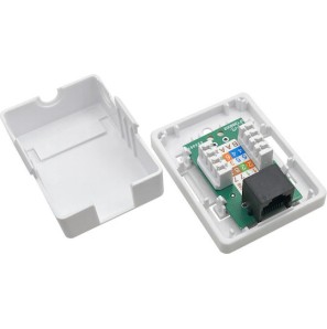 A-LAN Wire Connector Rj45 White Σύνδεσμος καλωδίων 1τμχ GN001
