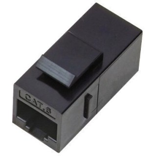 A-LAN WTM19 Σύνδεσμος καλωδίων RJ45 Black 1τμχ WTM19