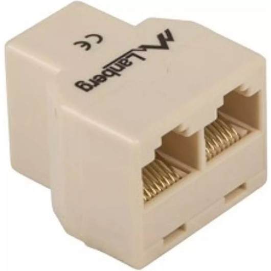 Lanberg AD-RJ45-2RJ45-OU Splitter 1τμχ AD-RJ45-2RJ45-OU