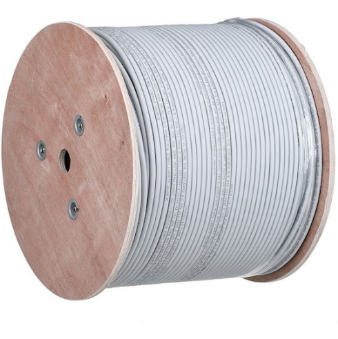 A-LAN U/UTP Cat.6a (Gigabit) Καλώδιο Δικτύου Ethernet χωρίς ακροδέκτες 500m Γκρι