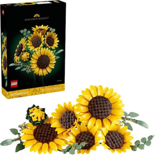 LEGO Botanical Collection Sunflower Bouquet για 18+ Ετών 686τμχ