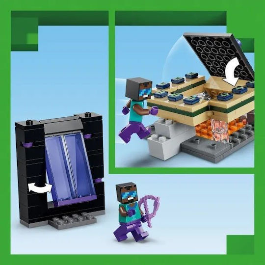 LEGO Minecraft Nether & End Portal Journey για 7+ Ετών 192τμχ