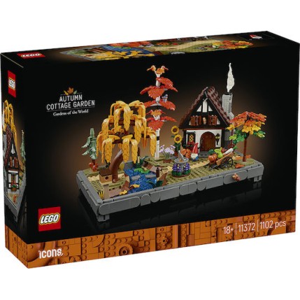 LEGO Icons Autumn Cottage Garden για 18+ Ετών 1102τμχ