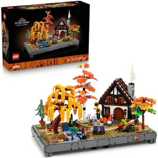 LEGO Icons Autumn Cottage Garden για 18+ Ετών 1102τμχ