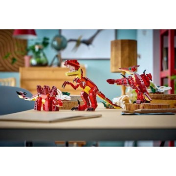 LEGO Creator 3-in-1 Fierce Dinosaur για 8+ Ετών 283τμχ