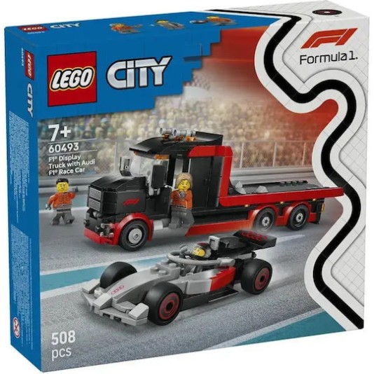 LEGO City F1® Display Truck with Audi F1® Race Car για 7+ Ετών 508τμχ