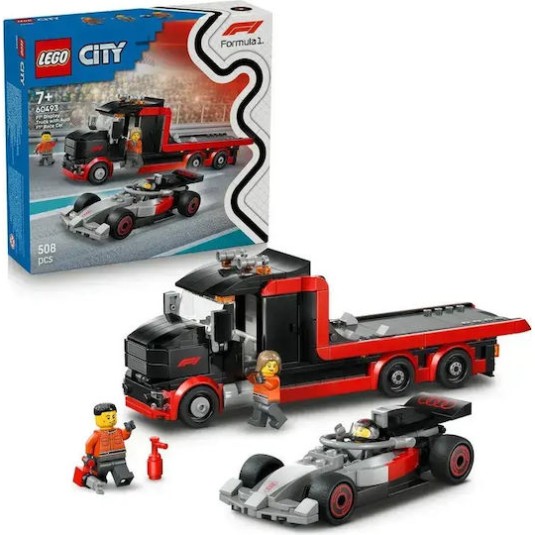 LEGO City F1® Display Truck with Audi F1® Race Car για 7+ Ετών 508τμχ
