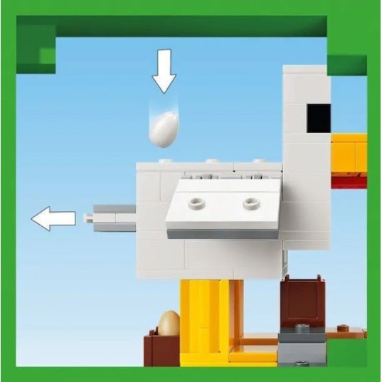 LEGO Minecraft Chicken Farm για 7+ Ετών 233τμχ