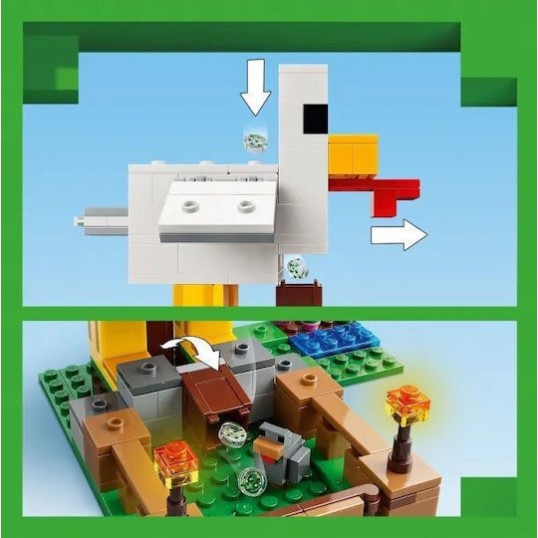 LEGO Minecraft Chicken Farm για 7+ Ετών 233τμχ