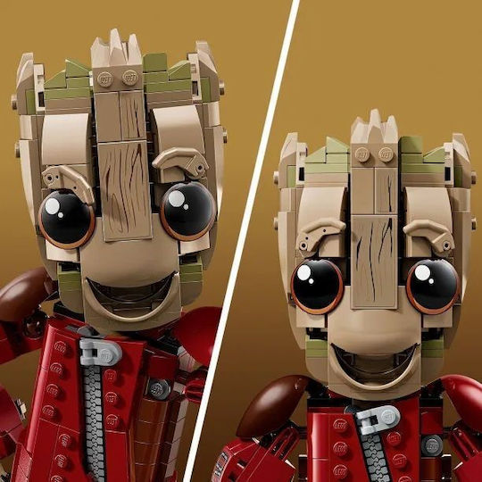 LEGO Marvel Ravager Jumpsuit Groot για 10+ Ετών 604τμχ