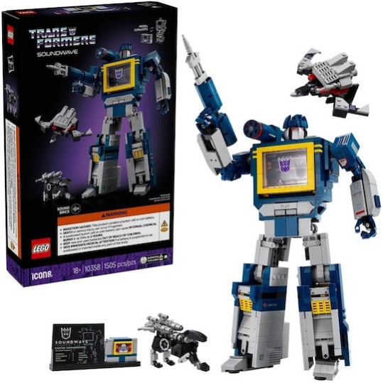 LEGO Icons Transformers: Soundwave για 18+ Ετών 1505τμχ