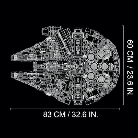 LEGO Star Wars Millennium Falcon UCS για 16+ Ετών 7541τμχ