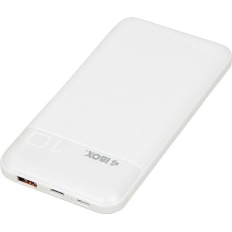 iBox Power Bank 10000mAh με Θύρα USB-A Power Delivery Λευκό
