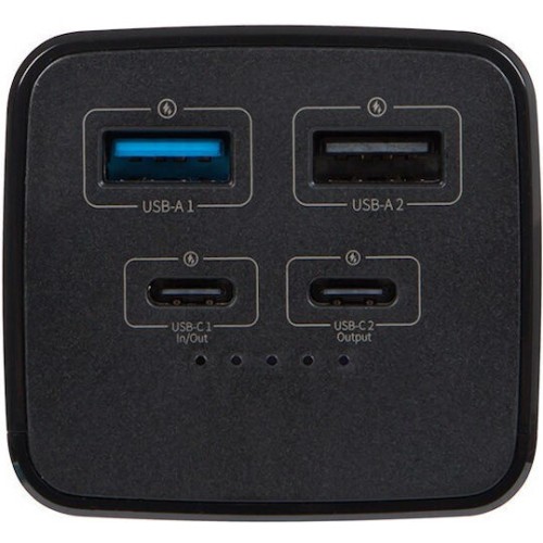 Blow PB20G Power Bank 20000mAh 65W με 2 Θύρες USB-A και 2 Θύρες USB-C Power Delivery Μαύρο