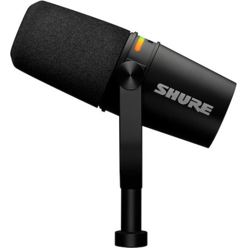 Shure MV7+ Σετ Δυναμικό Μικρόφωνο XLR / USB Clip On για Φωνητικά Bundle