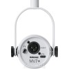 Shure MV7+ Δυναμικό Μικρόφωνο Shock Mounted για Φωνητικά σε Λευκό Χρώμα