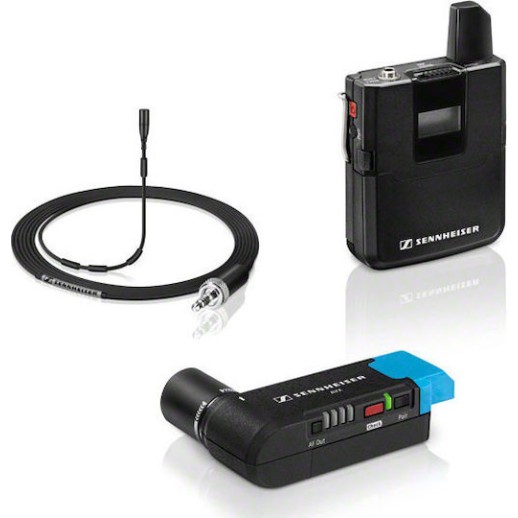 Sennheiser AVX-MKE2 SET Σετ Ασύρματο Πυκνωτικό Μικρόφωνο Πέτου, Clip On, Ζώνης για Κάμερα