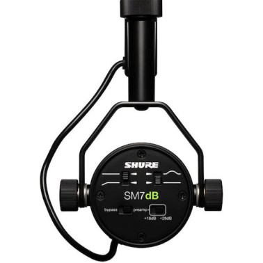 Shure SM7dB Δυναμικό Μικρόφωνο XLR Shock Mounted για Φωνητικά