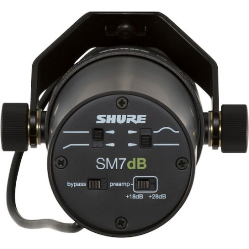 Shure SM7dB Δυναμικό Μικρόφωνο XLR Shock Mounted για Φωνητικά