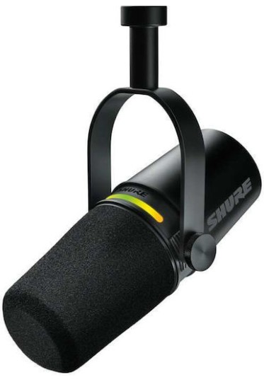 Shure MV7+K Δυναμικό Μικρόφωνο Shock Mounted για Φωνητικά